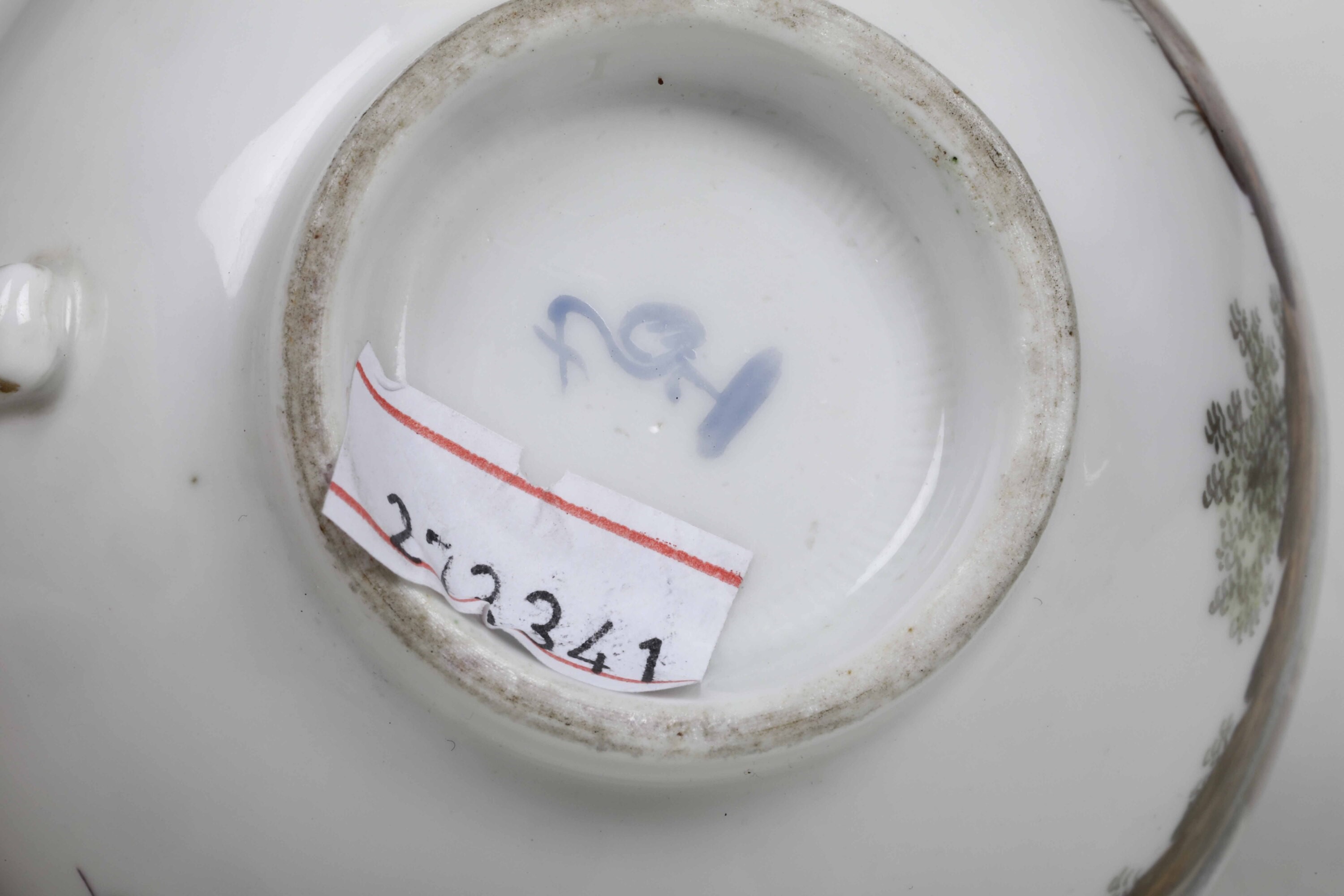 Tazza con Piattino.olanda, Manifattura L’aia (den Haag), 1776-1790.
