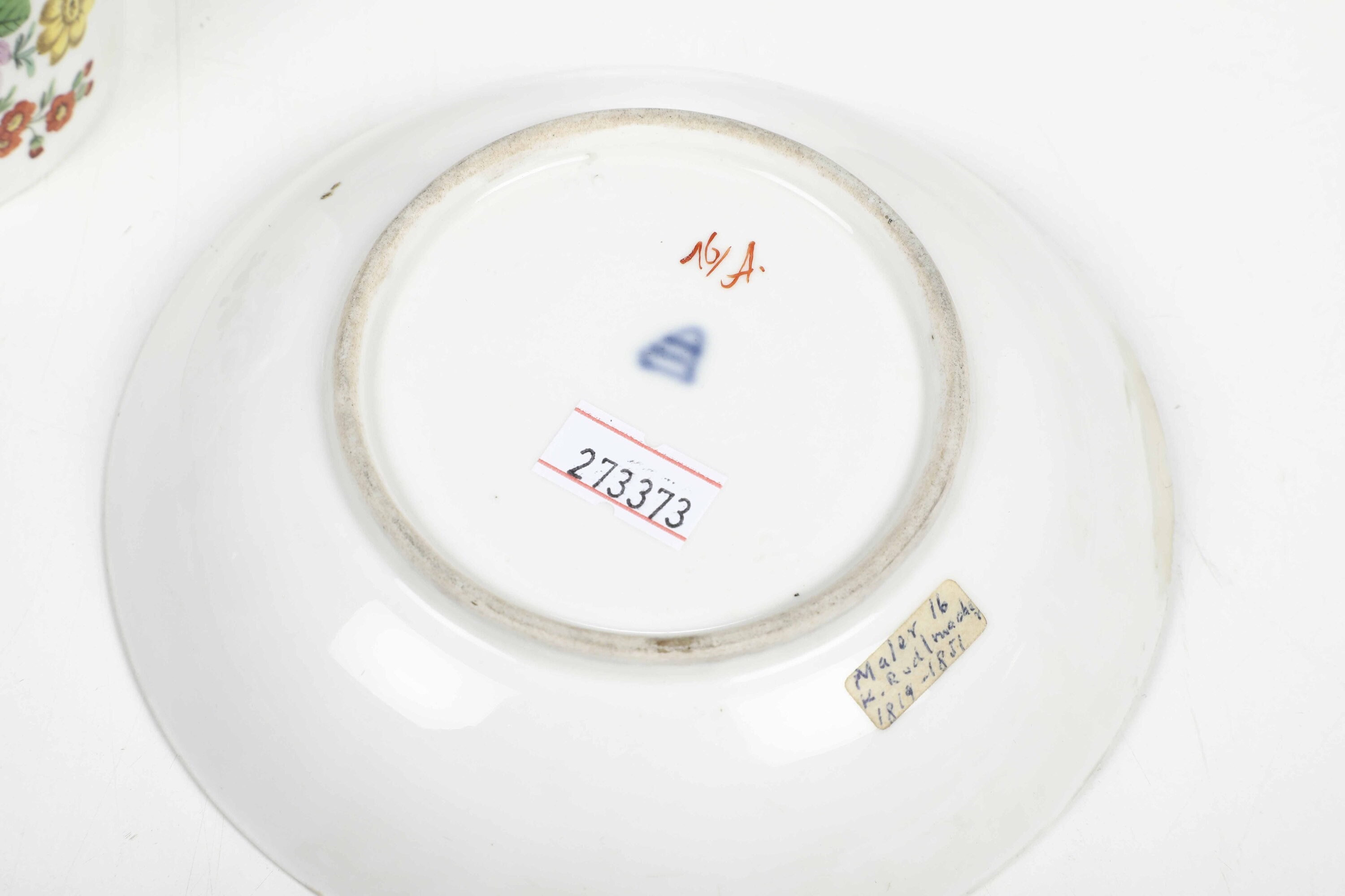 Tazza con piattino. Vienna, Manifattura Imperiale, 1780 circa.