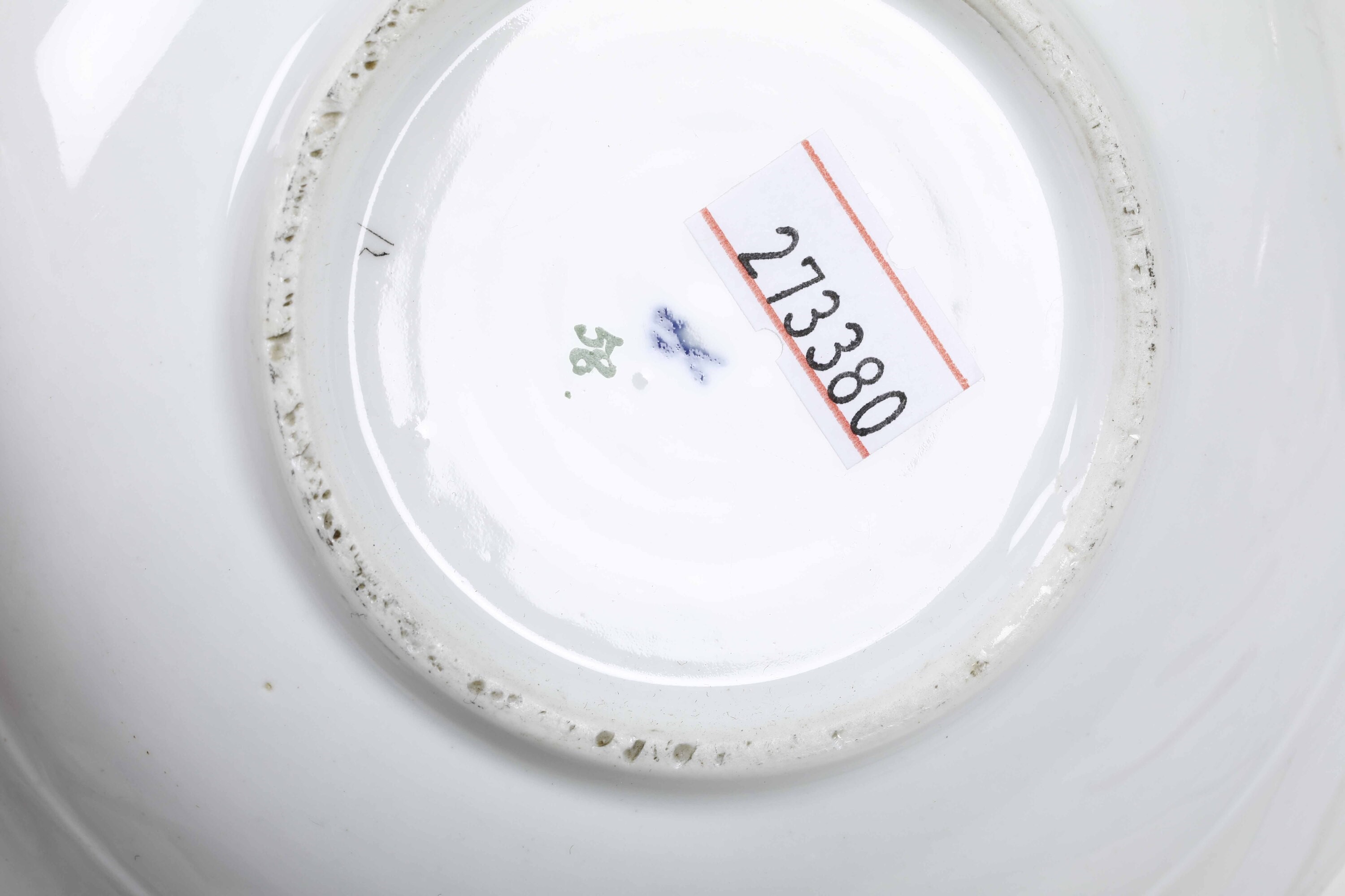 Meissen, Quattro tazze con piattino, XIX secolo, porcellana
