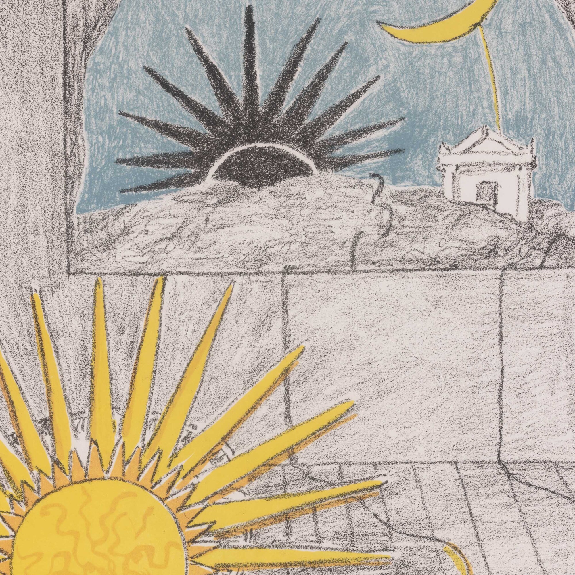 Giorgio De Chirico - Il Sole e la Luna in una Stanza