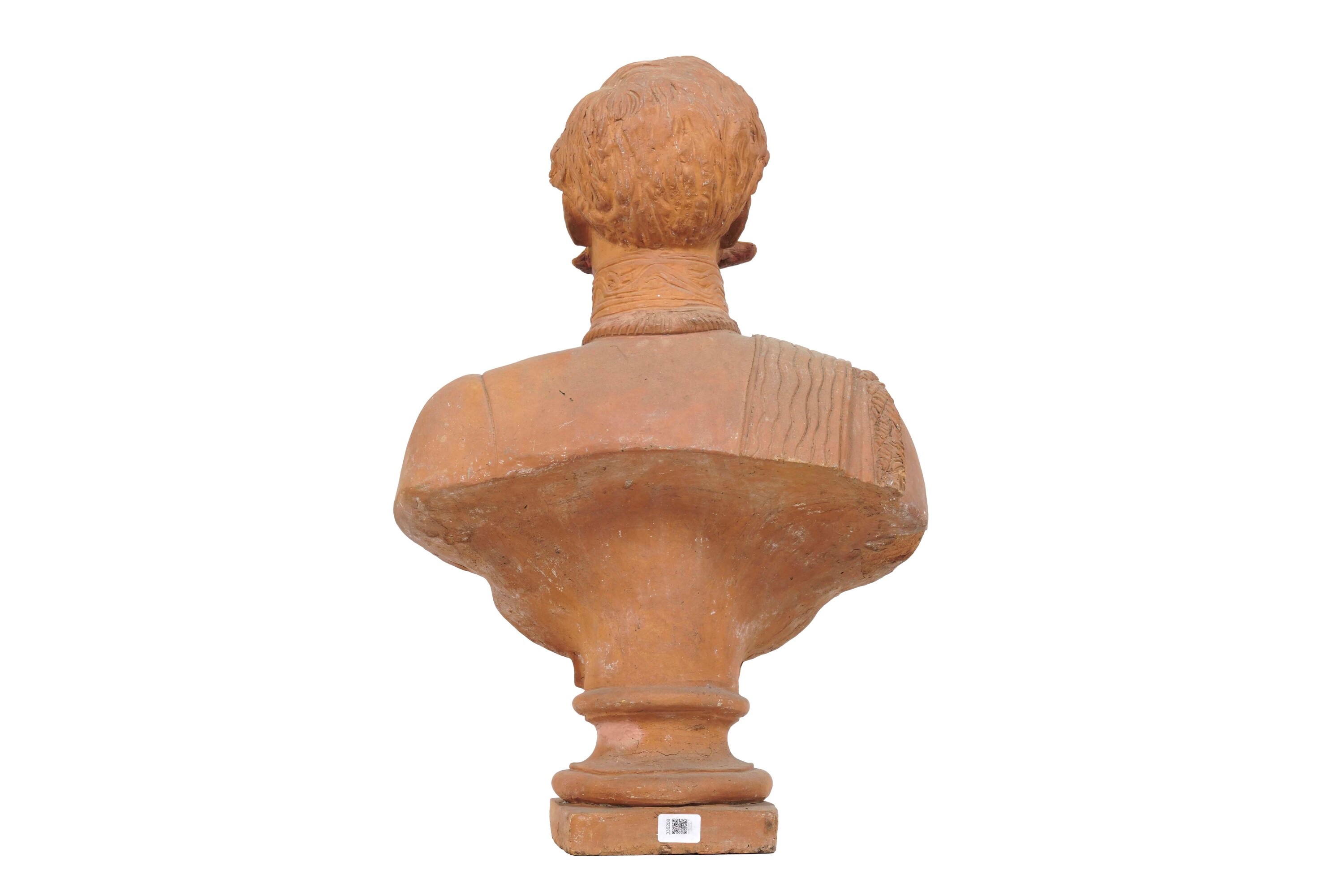 Busto di Vittorio Emanuele II, terracotta, XX secolo