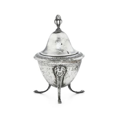 Argenteria italiana, Zuccheriera in argento, XIX-XX secolo