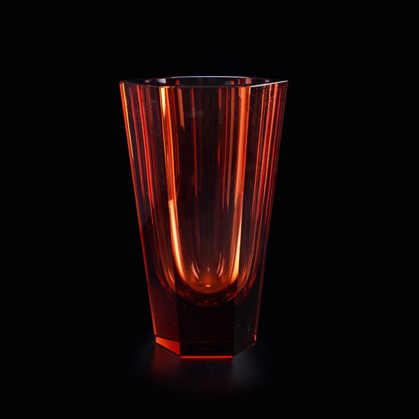 Vaso. Boemia, Manifattura Moser, seconda metà del XX secolo.