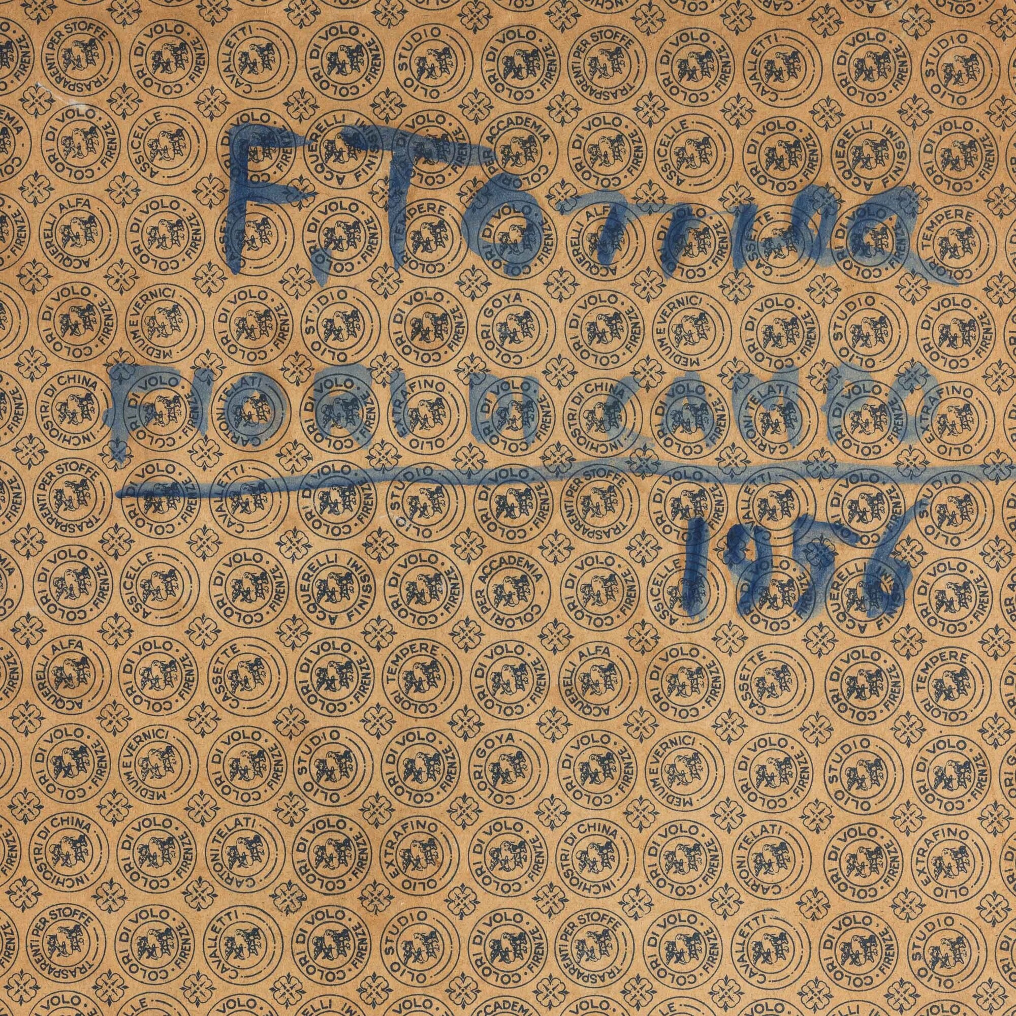 Fiorenzo Tomea - Fiori di campo, olio su cartone telato, 1956