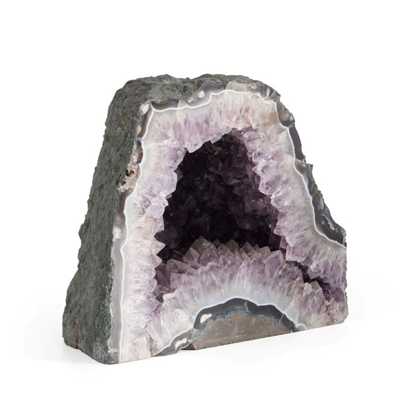 Geode di ametista viola