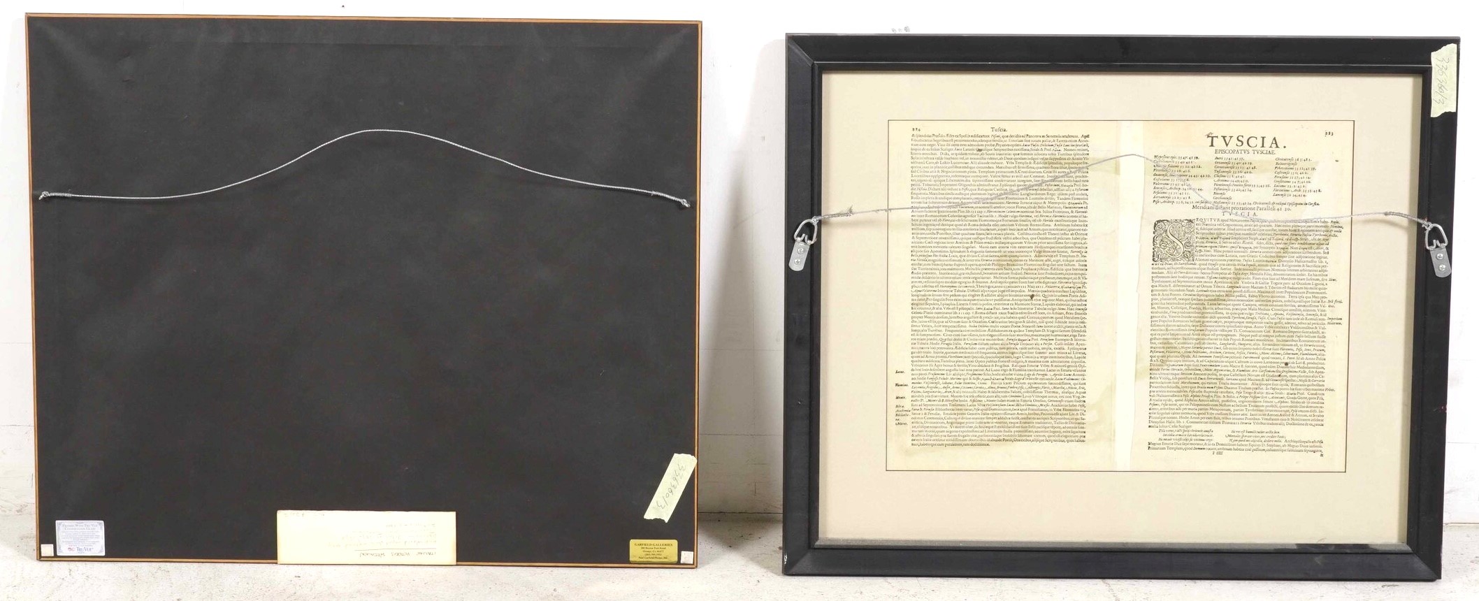 Ortelius, Italian Veteris Specimen; Mercatore, Tuscia; Jaillot, L'Amerique Meridionale - Incision...