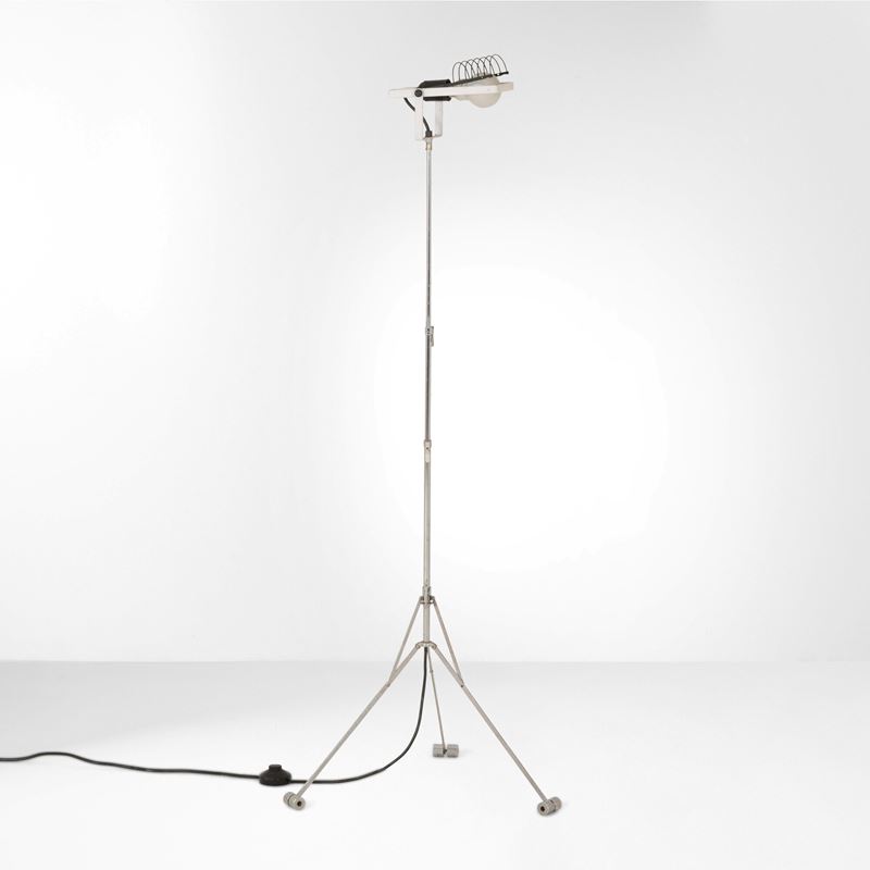 Ernesto Gismondi : Lampada da terra mod. Sintesi  - Asta Arredi del XX secolo - Cambi Casa d'Aste