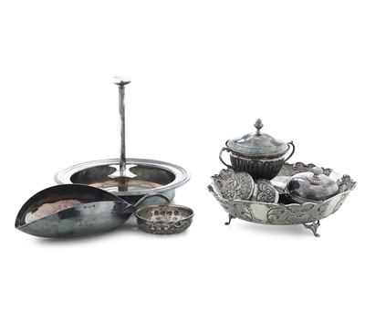 Oggetti decorativi, Argento e metallo (XX secolo) — lotto di 600 g