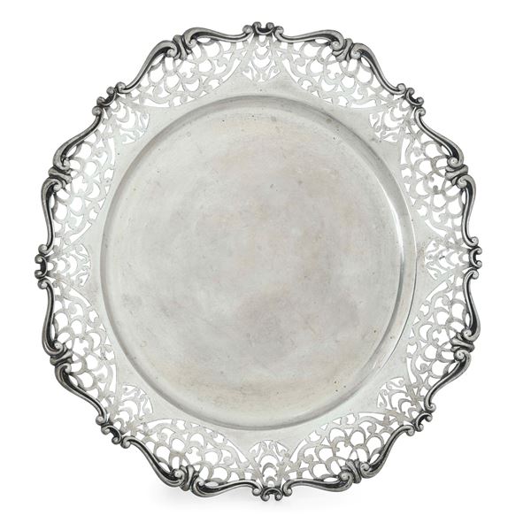Piatto. Argenteria italiana della prima metà del XX secolo