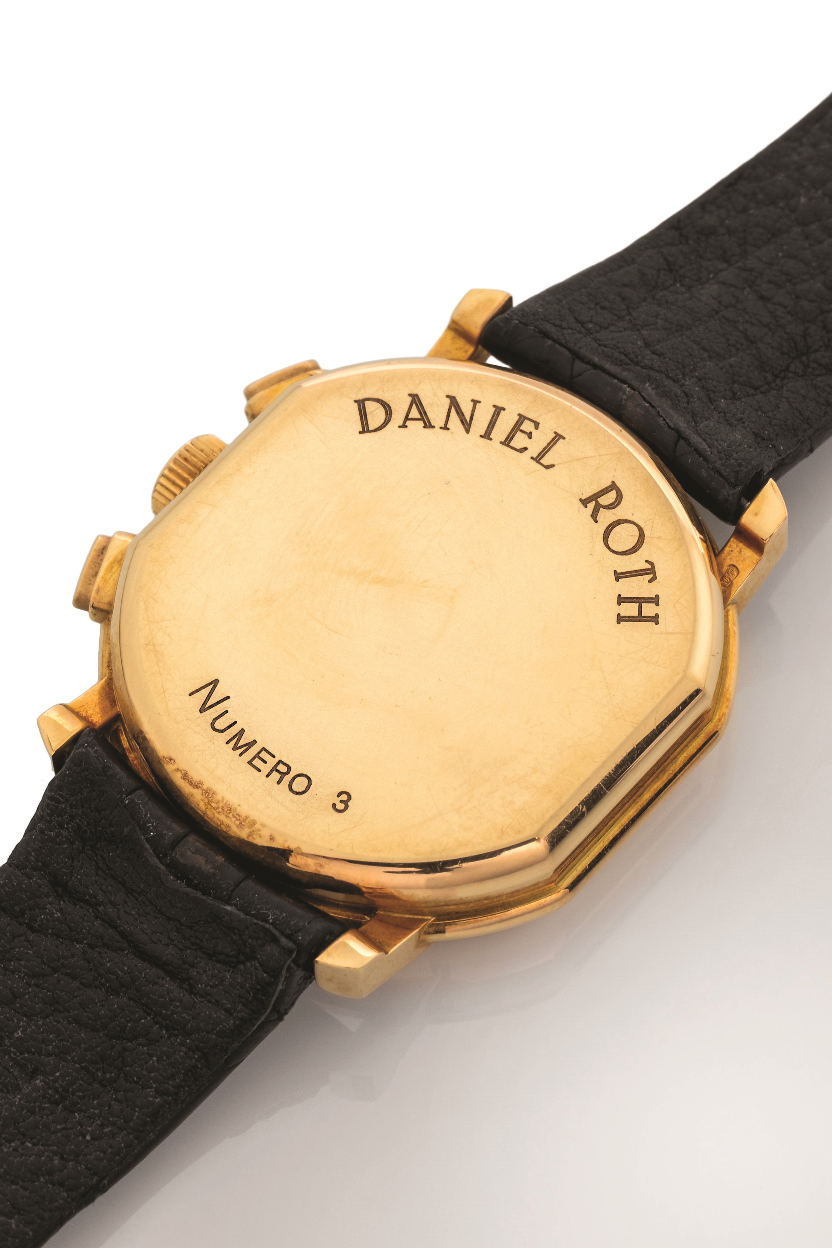 Daniel Roth - Chrono ref. 2147, oro giallo 18k, quadrante argenté Clous de Paris e satinato, circ...