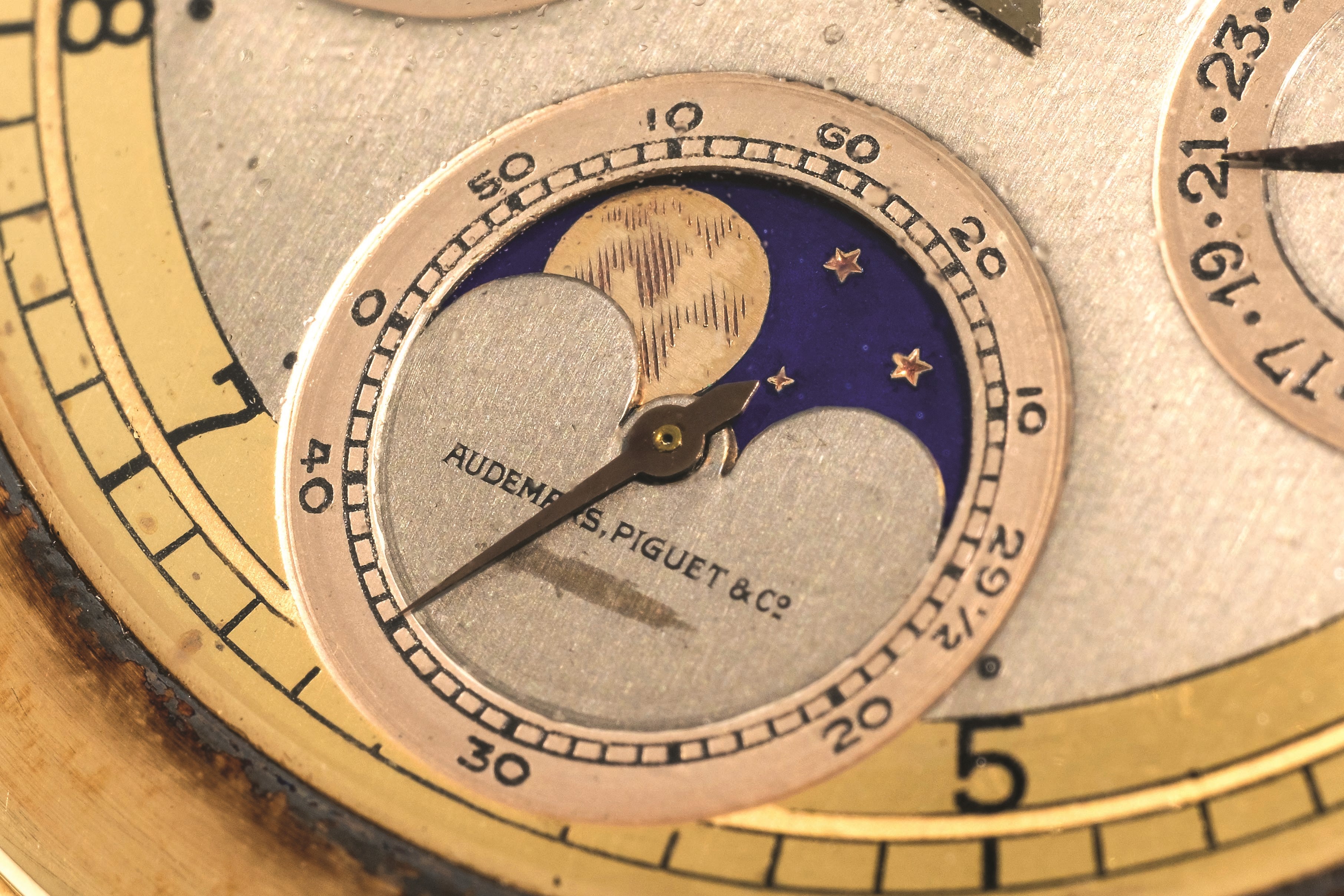 Audemars Piguet - Orologio da tasca con calendario perpetuo e fasi lunari in oro rosa 18k, circa ...