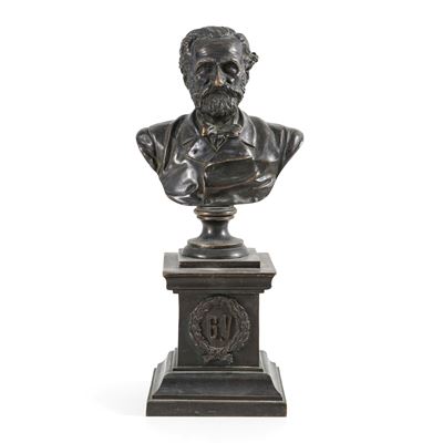 Fonditore del XX secolo, Giuseppe Verdi in bronzo patinato