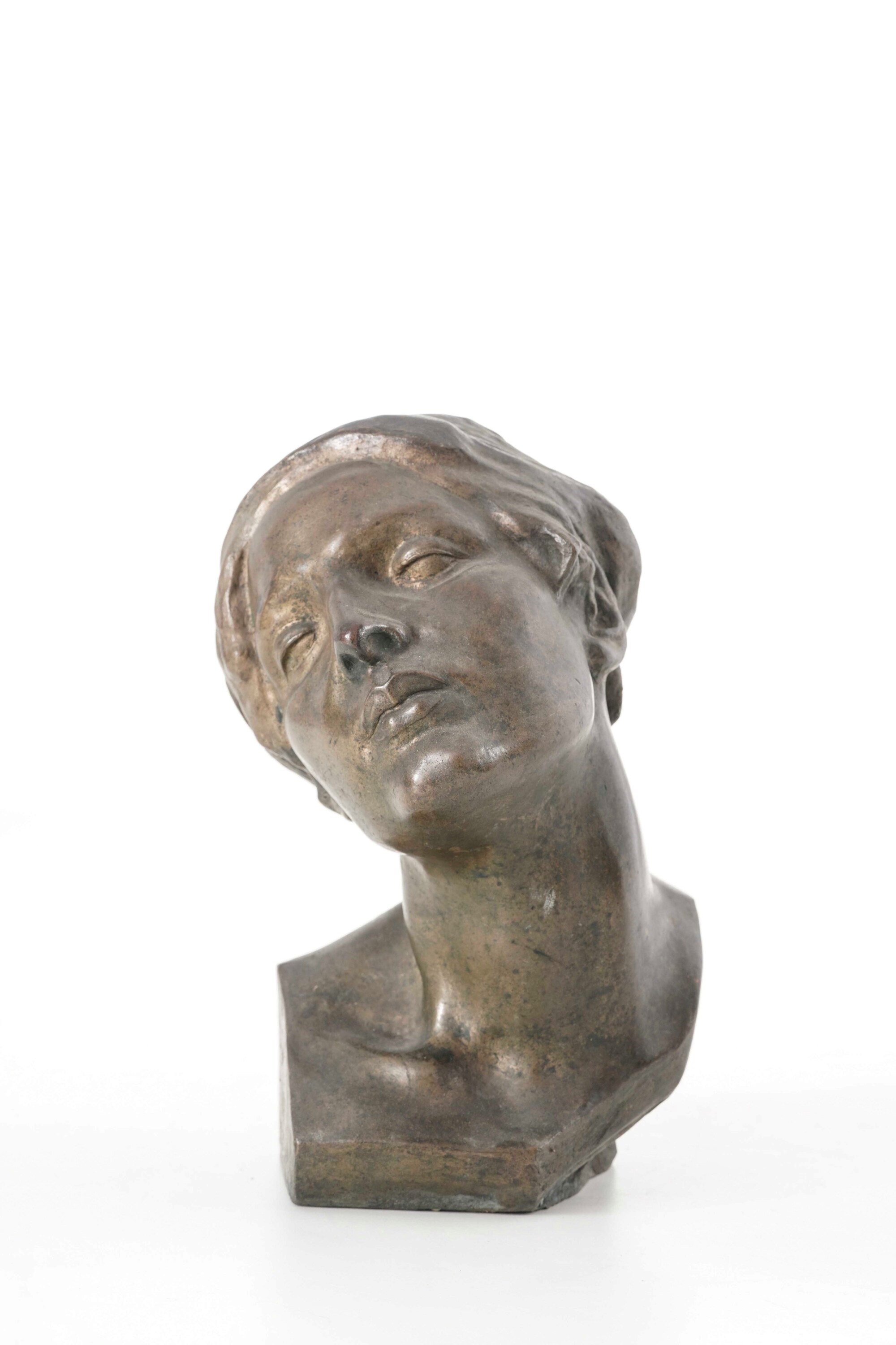 Fonditore del XX secolo, Busto femminile in bronzo