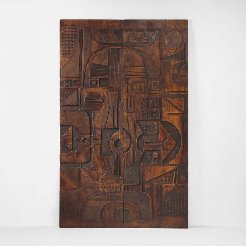 Nerone e Patuzzi Gruppo NP2 : Set di due pannelli  - Asta Fine Design - Cambi Casa d'Aste