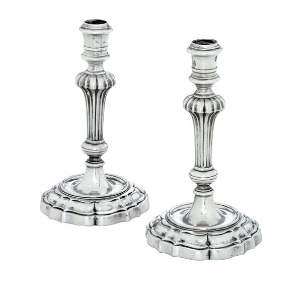 Venezia, ultimo quarto del XVIII secolo Coppia di candelieri