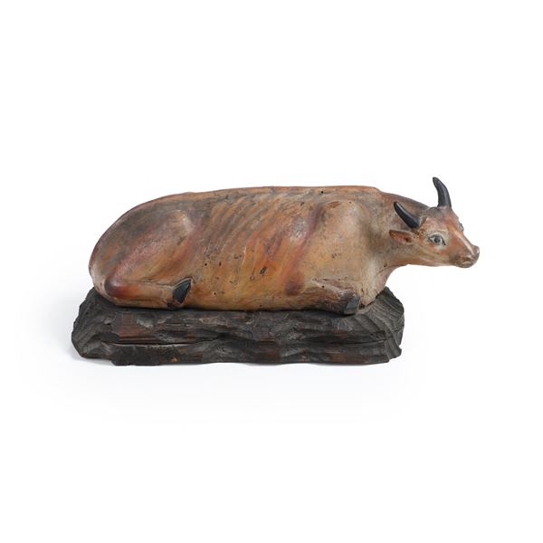 Bue. Arte presepiale italiana del XIX secolo