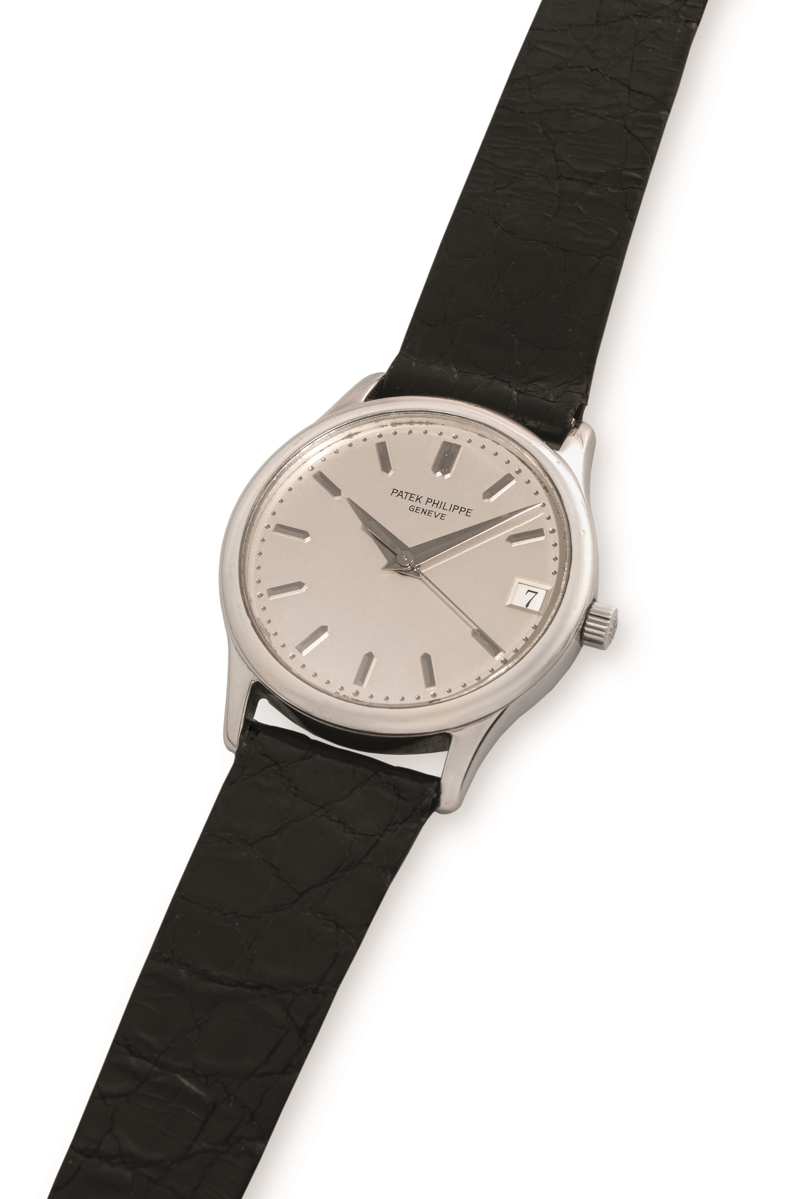 Patek Philippe - Calatrava ref 3998 P, Platino 950, Quadrante Argenté, 34 mm, circa 1991