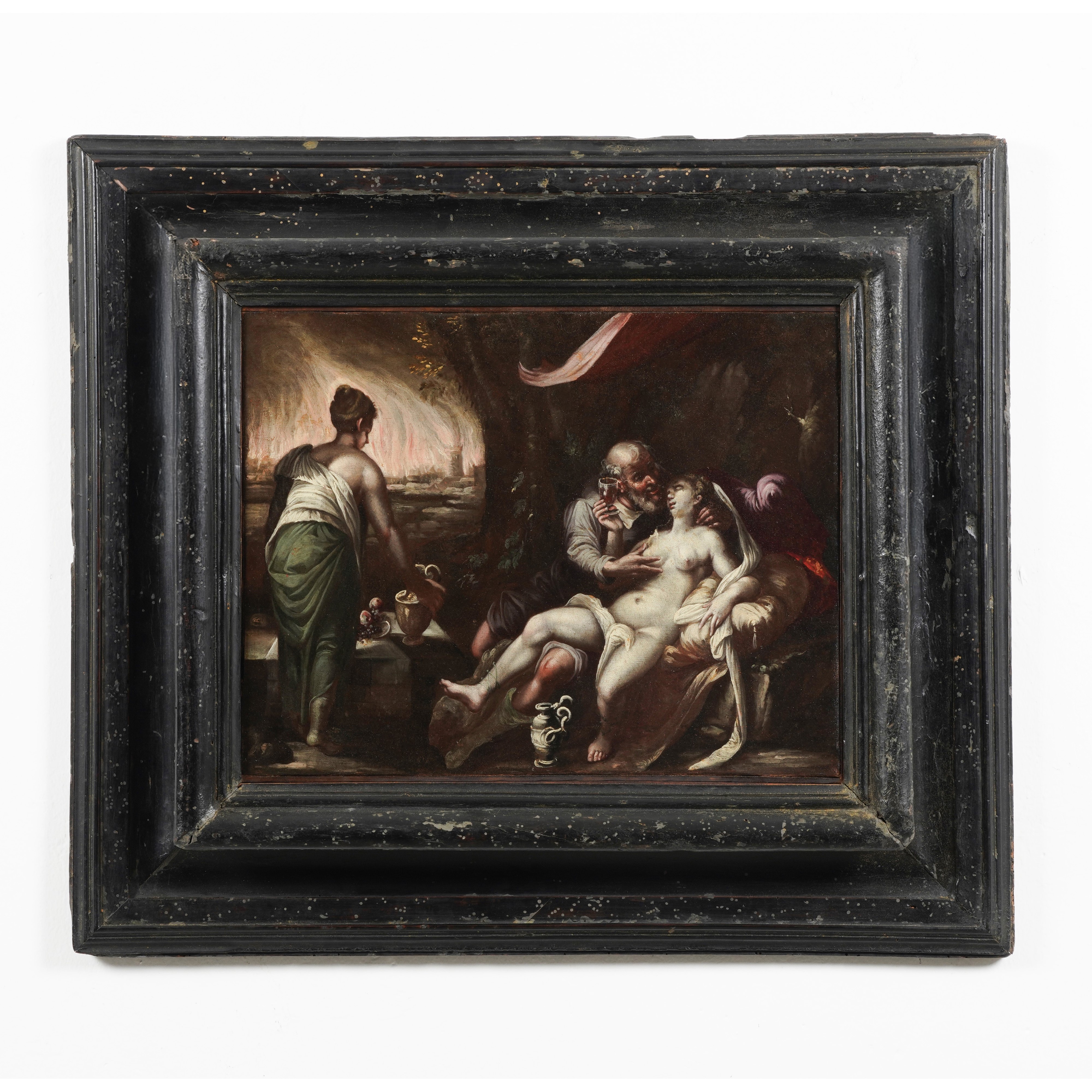 Scuola veneta del XVII secolo Loth e le figlie