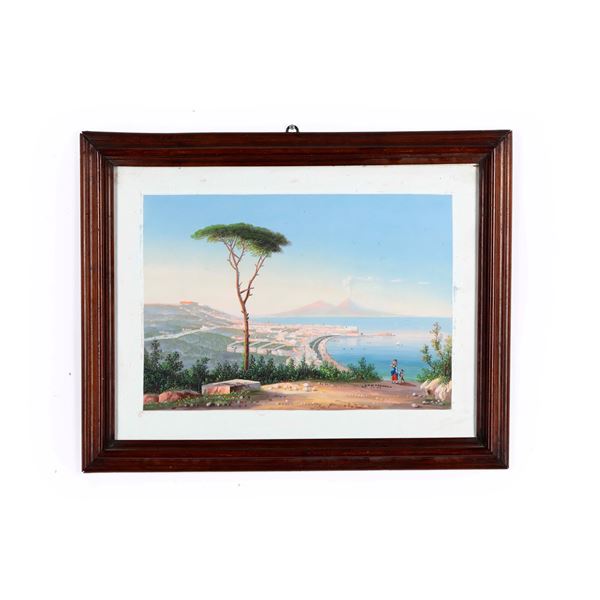 Veduta del Golfo di Napoli. XX secolo