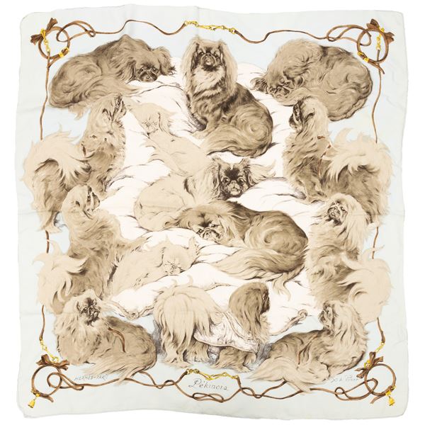 Hermès, Foulard "Pékinois"