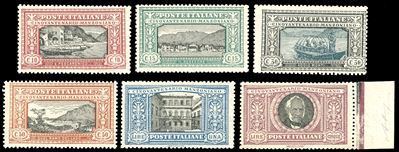 Regno D'italia 1923 - Manzoni, Serie Completa (151/156)
