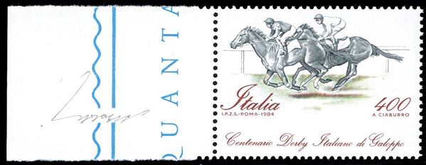 REPUBBLICA ITALIANA 1984 - 400 lire Derby in pista