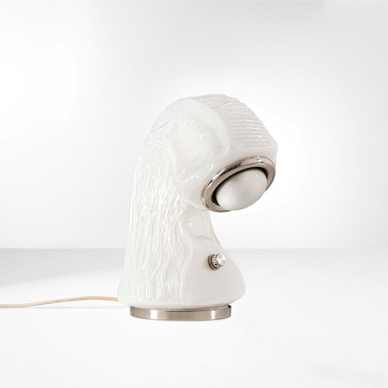 Carlo Nason : Lampada da tavolo mod. Osso  - Asta Arredi del XX secolo - Cambi Casa d'Aste