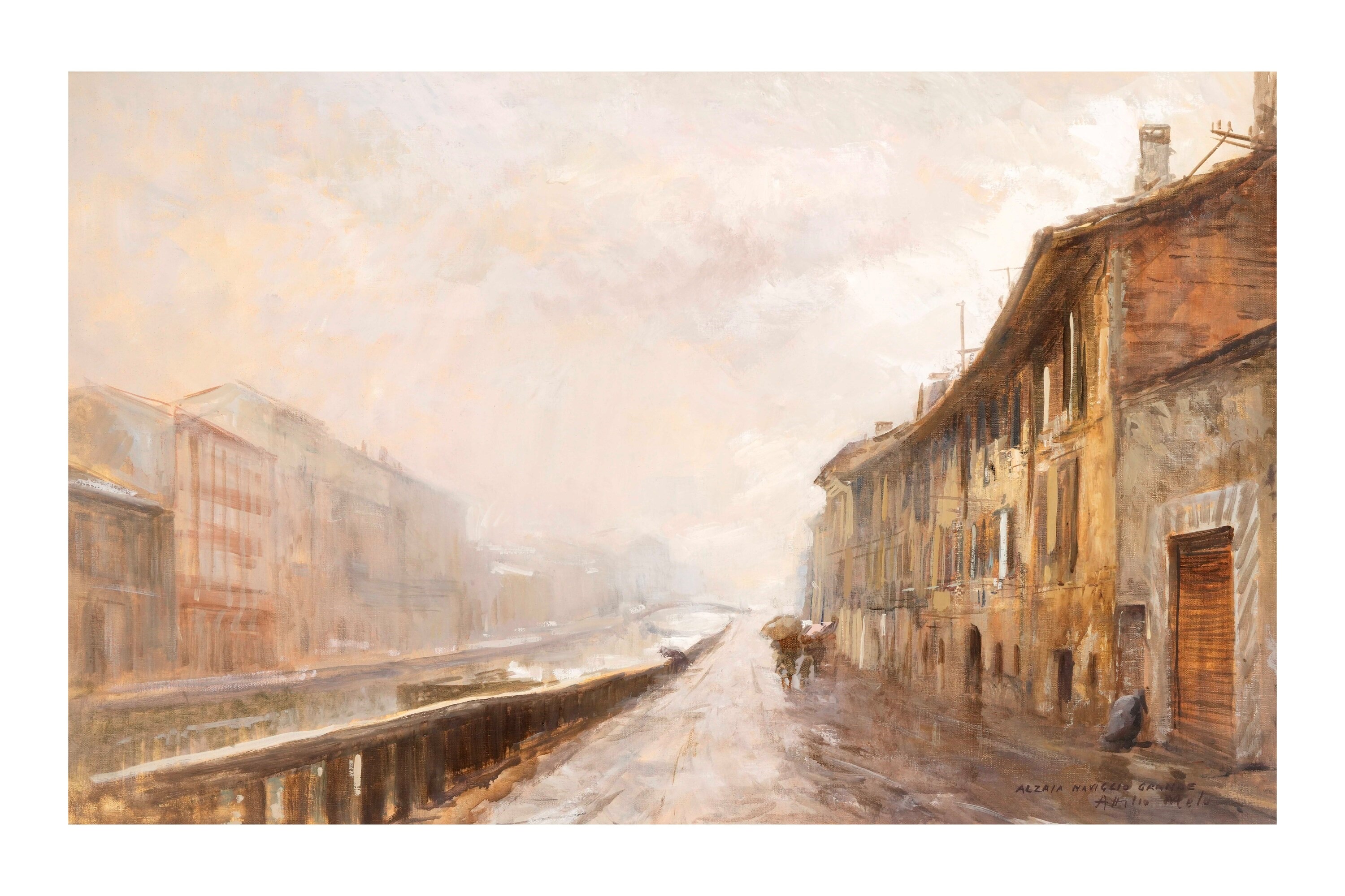 Attilio Melo - Naviglio Grande