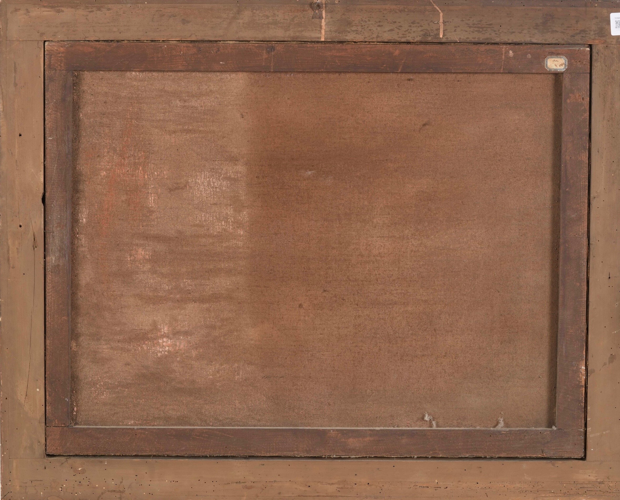 Scuola del XVIII secolo Veduta con architetture classiche e figure