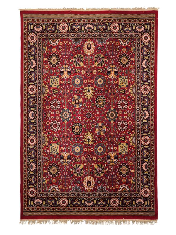 Tappeto fatto su telaio meccanico inizio XX secolo