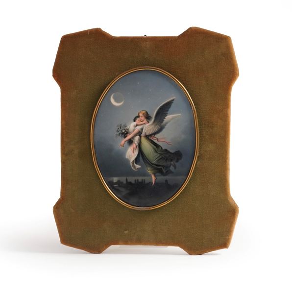 Placca con allegoria della notte. Probabilmente Germania, XIX-XX secolo.