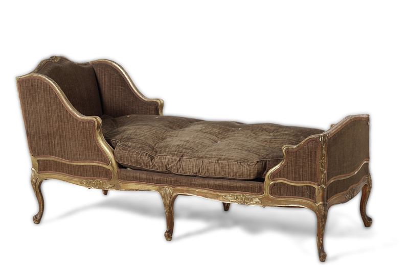 Letto da giorno in stile Luigi XV. XX secolo  - Auction Antiques - Cambi Casa d'Aste