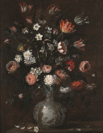 Natura Morta con Vaso di Fiori