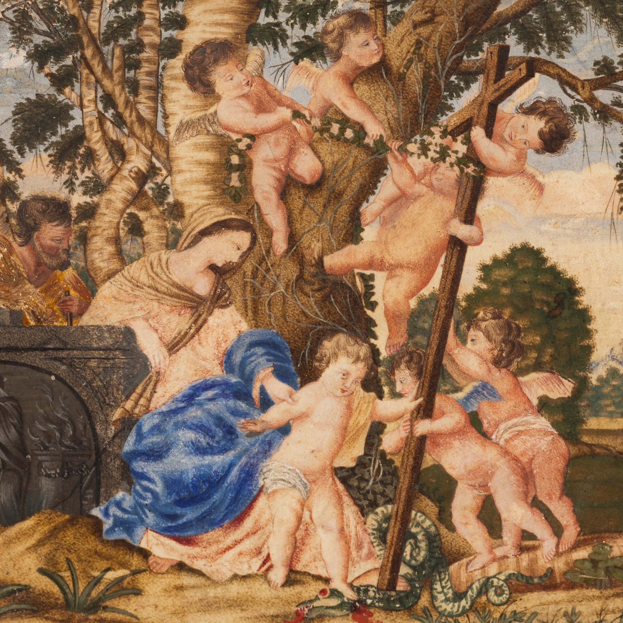 Scuola del XVIII Secolo Allegoria della Rinascita
