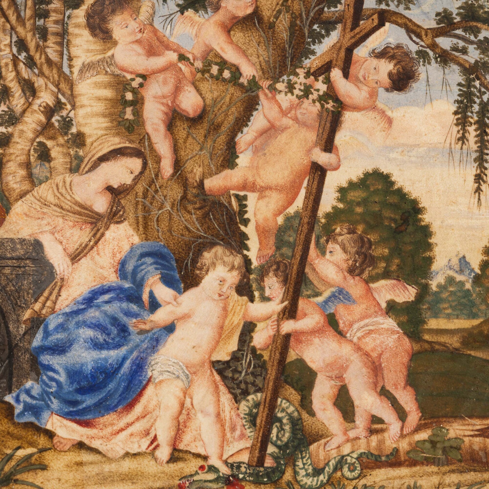 Scuola del XVIII Secolo Allegoria della Rinascita