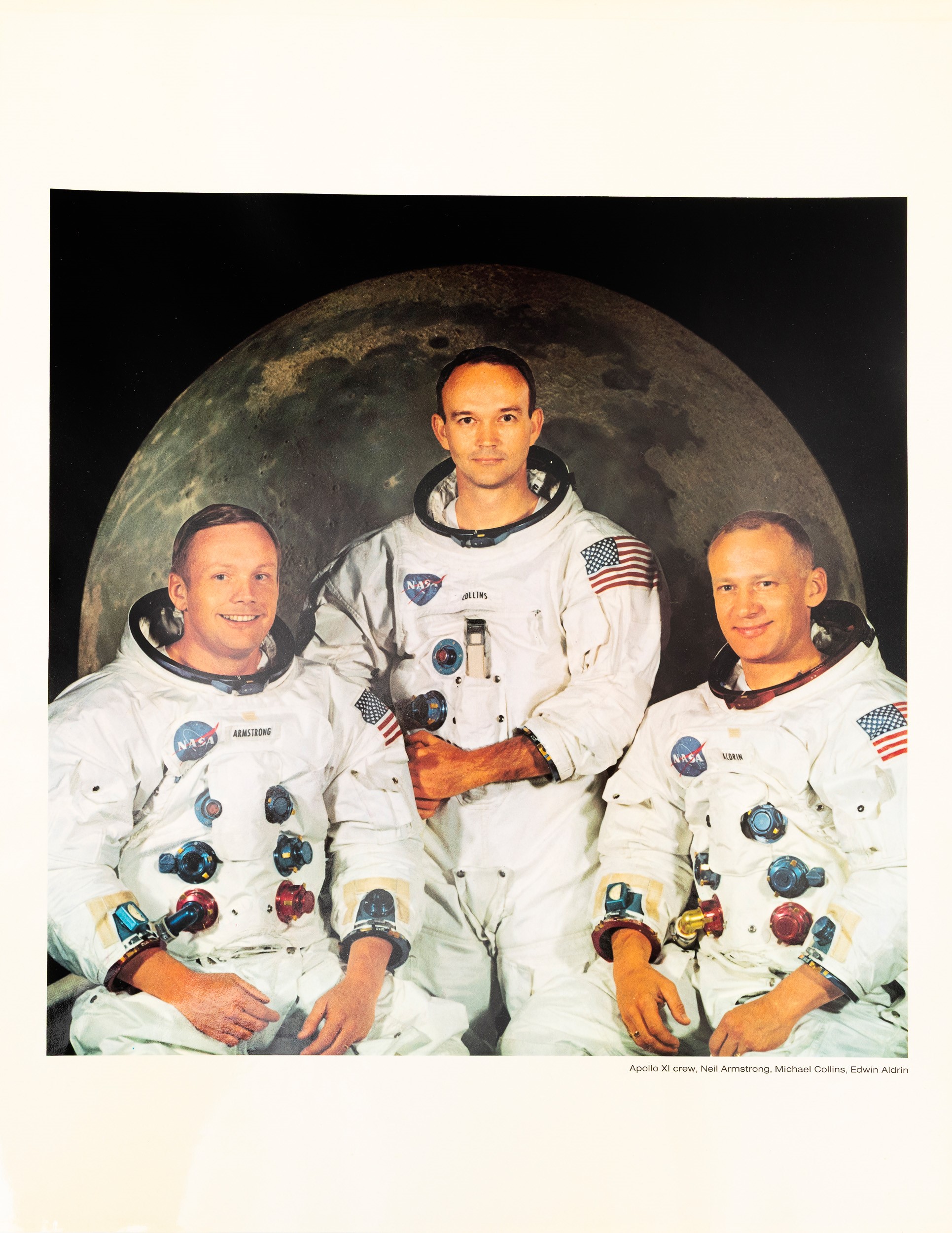 Cofanetto Commemorativo Omega Contenente 14 Fotografie Originali della Nasa per lo Sbarco sulla L...