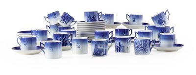 Collezione di Ventitré Tazze Natalizie Danimarca, Manifattura Royal Copenhagen, 1980-2008