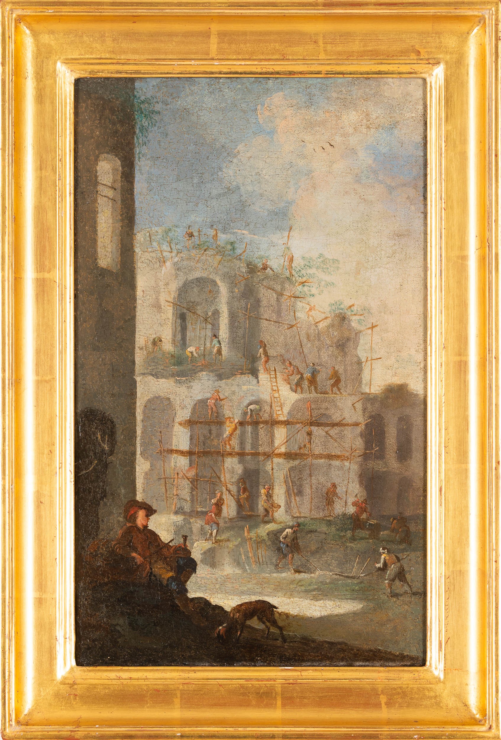 Scuola del XVIII Secolo Lavori di Restauro Presso il Colosseo (?)