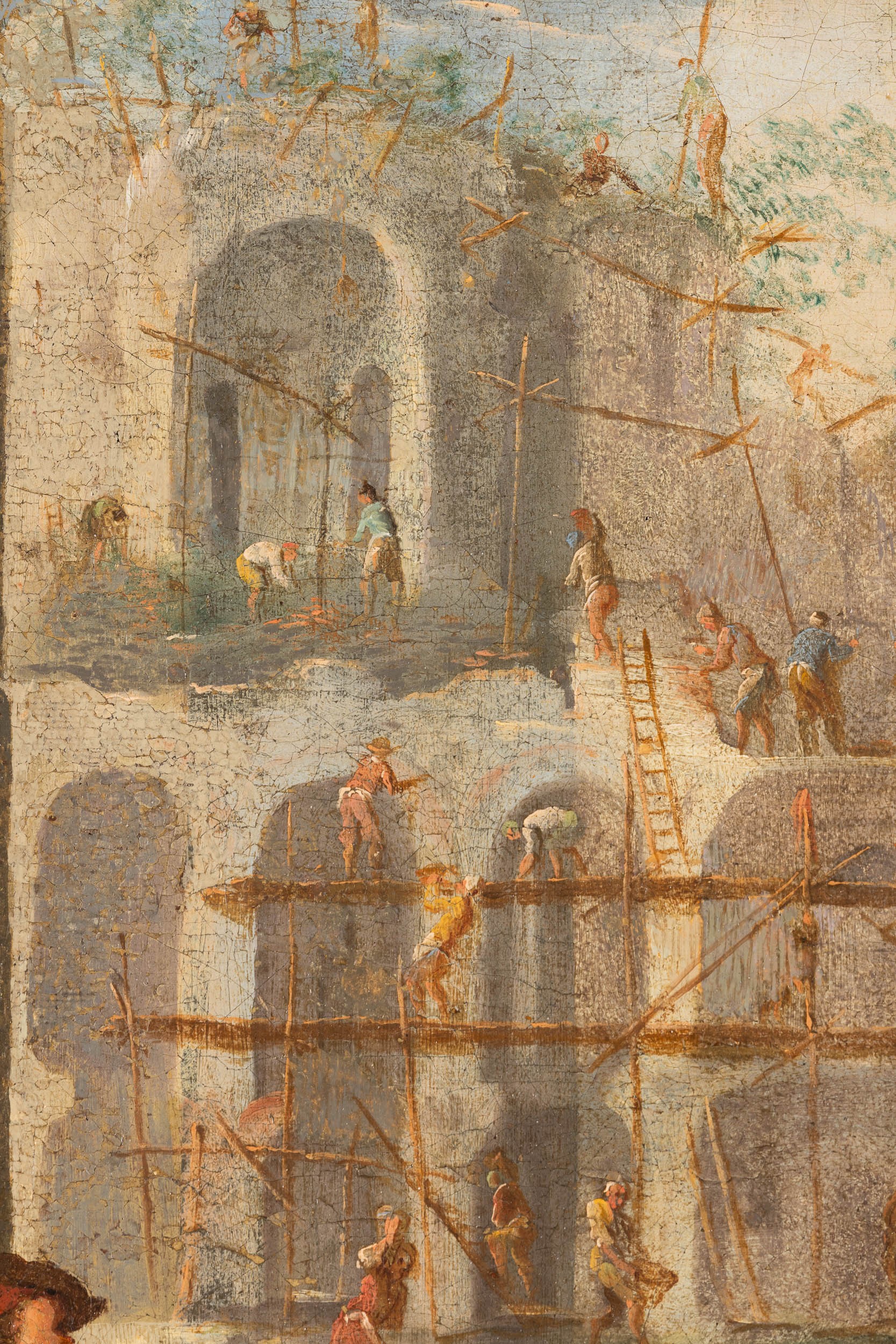 Scuola del XVIII Secolo Lavori di Restauro Presso il Colosseo (?)