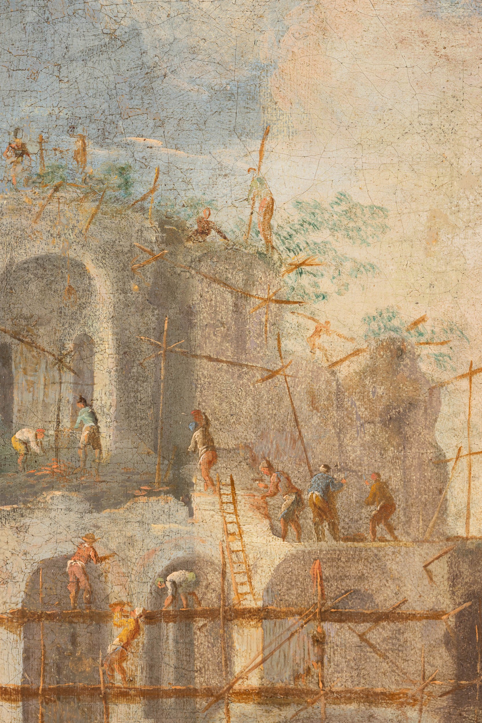 Scuola del XVIII Secolo Lavori di Restauro Presso il Colosseo (?)