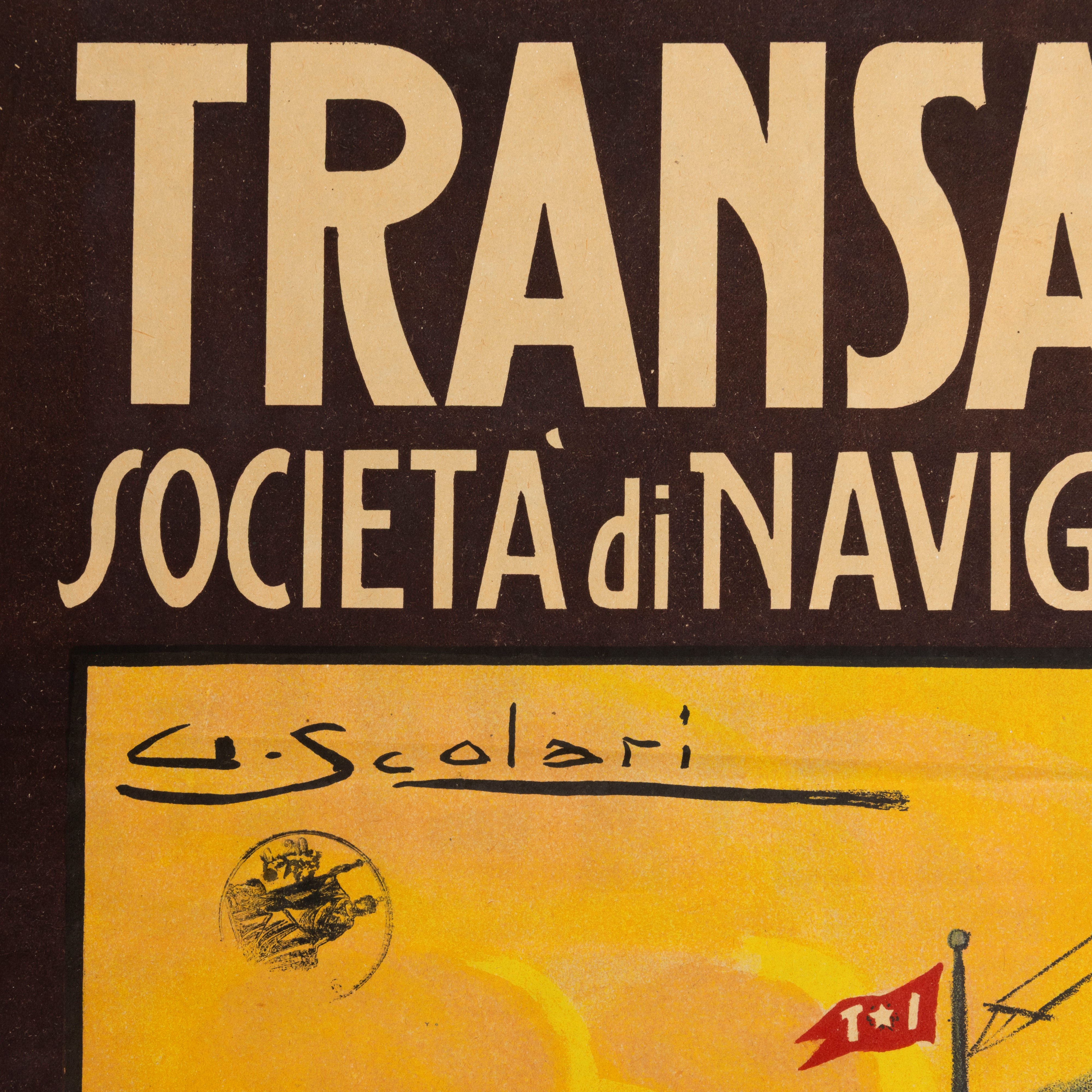 Giovanni Scolari - Transatlantica Italiana Società di Navigazione - Genova Nord - Sud America