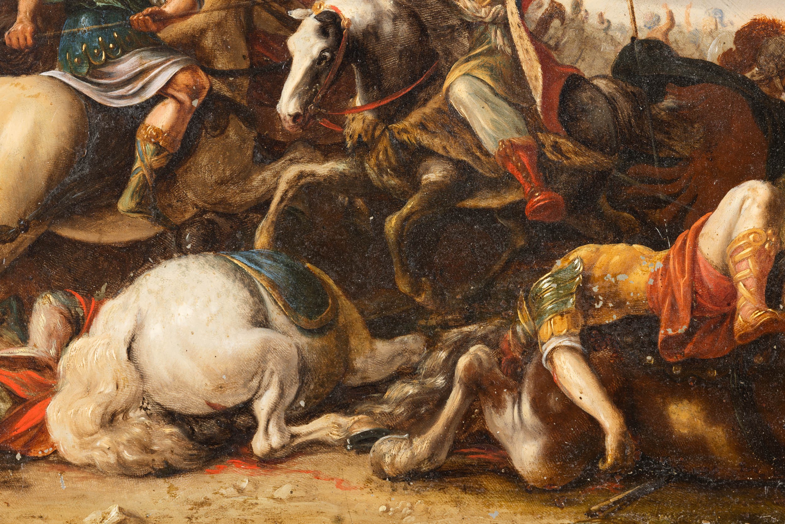 Giuseppe Cesari Detto il Cavalier D'arpino - Scontro di Cavalleria tra Ottomani e Cristiani