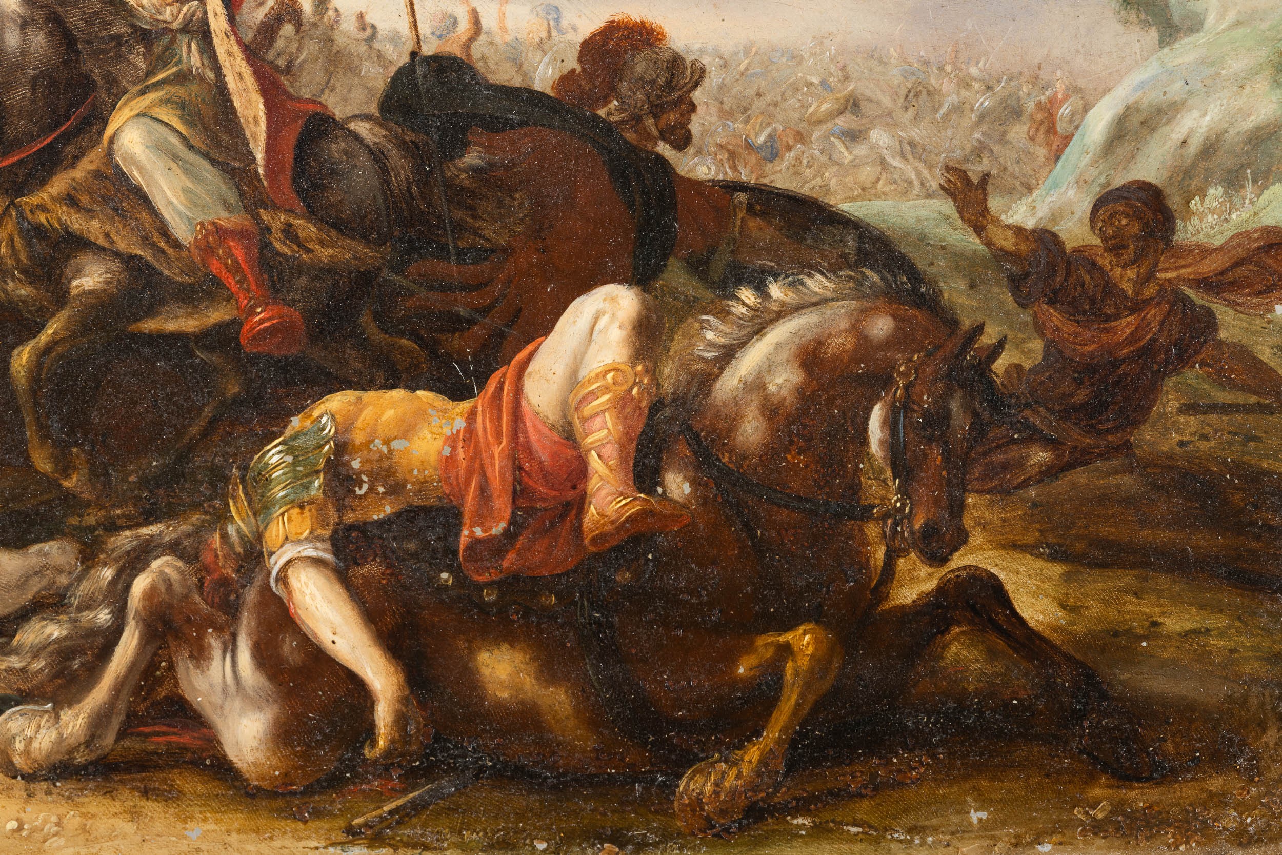 Giuseppe Cesari Detto il Cavalier D'arpino - Scontro di Cavalleria tra Ottomani e Cristiani