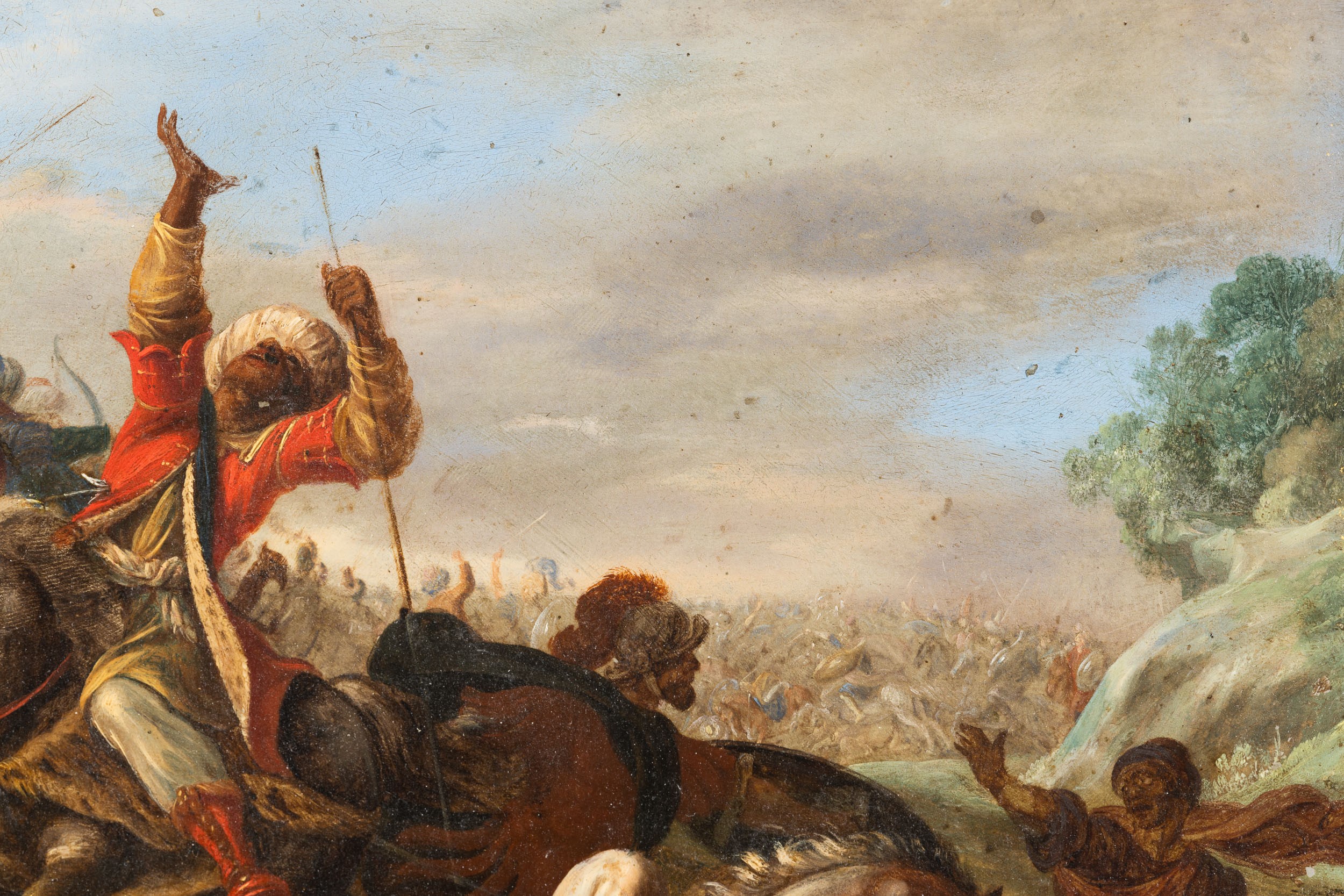 Giuseppe Cesari Detto il Cavalier D'arpino - Scontro di Cavalleria tra Ottomani e Cristiani