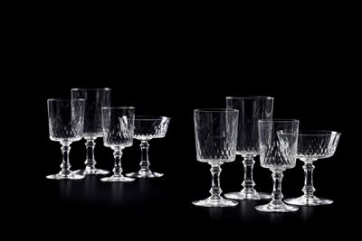 Servizio di Calici “champigny” Francia, Manifattura Baccarat, Anni ’20-’30 del XX Secolo