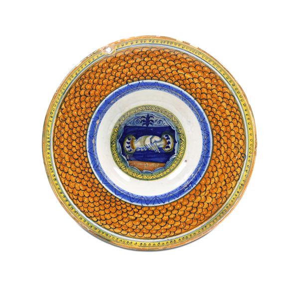 Piatto Faenza, fine XV- inizio XVI secolo