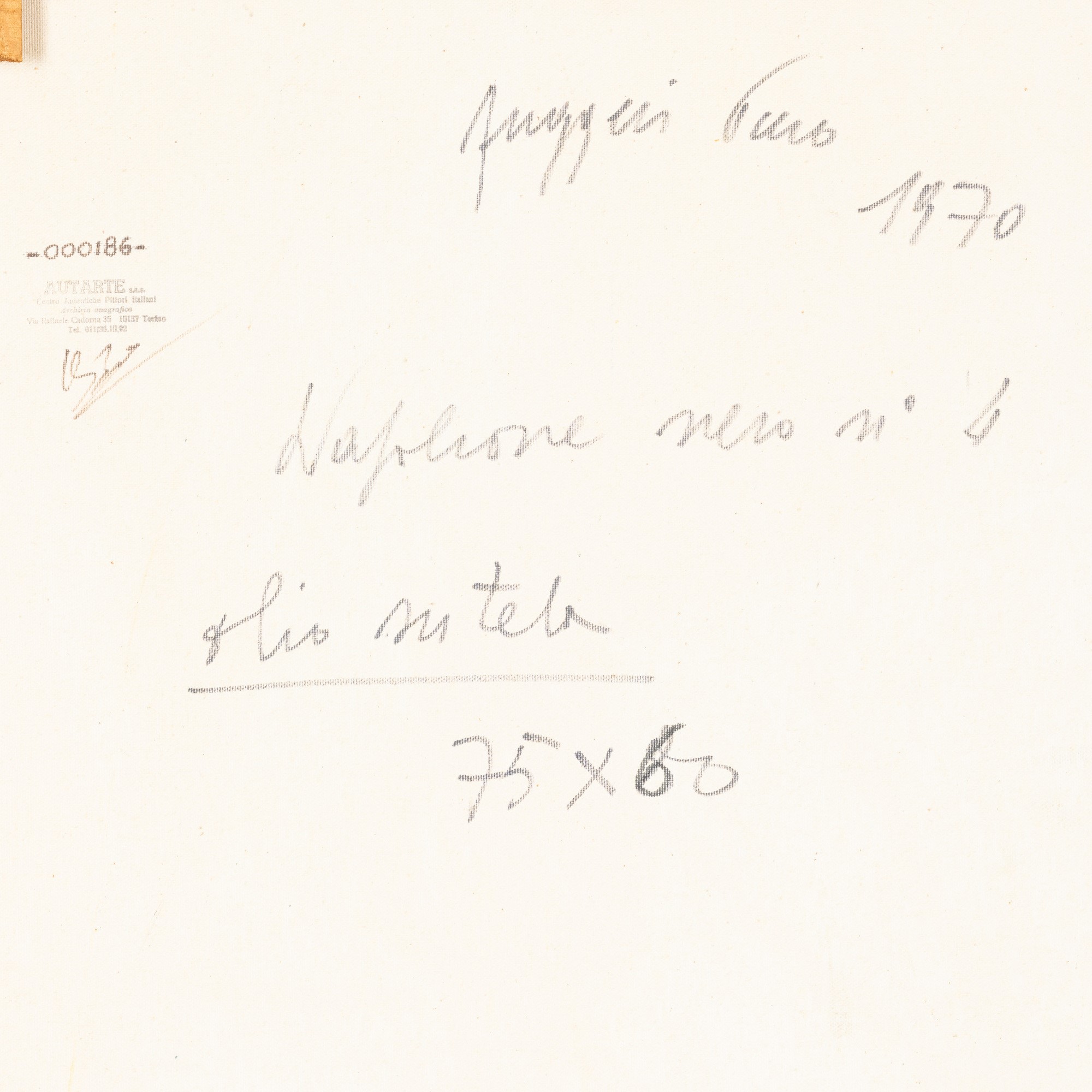 Piero Ruggeri - Napoleone nero n. 4, olio su tela
