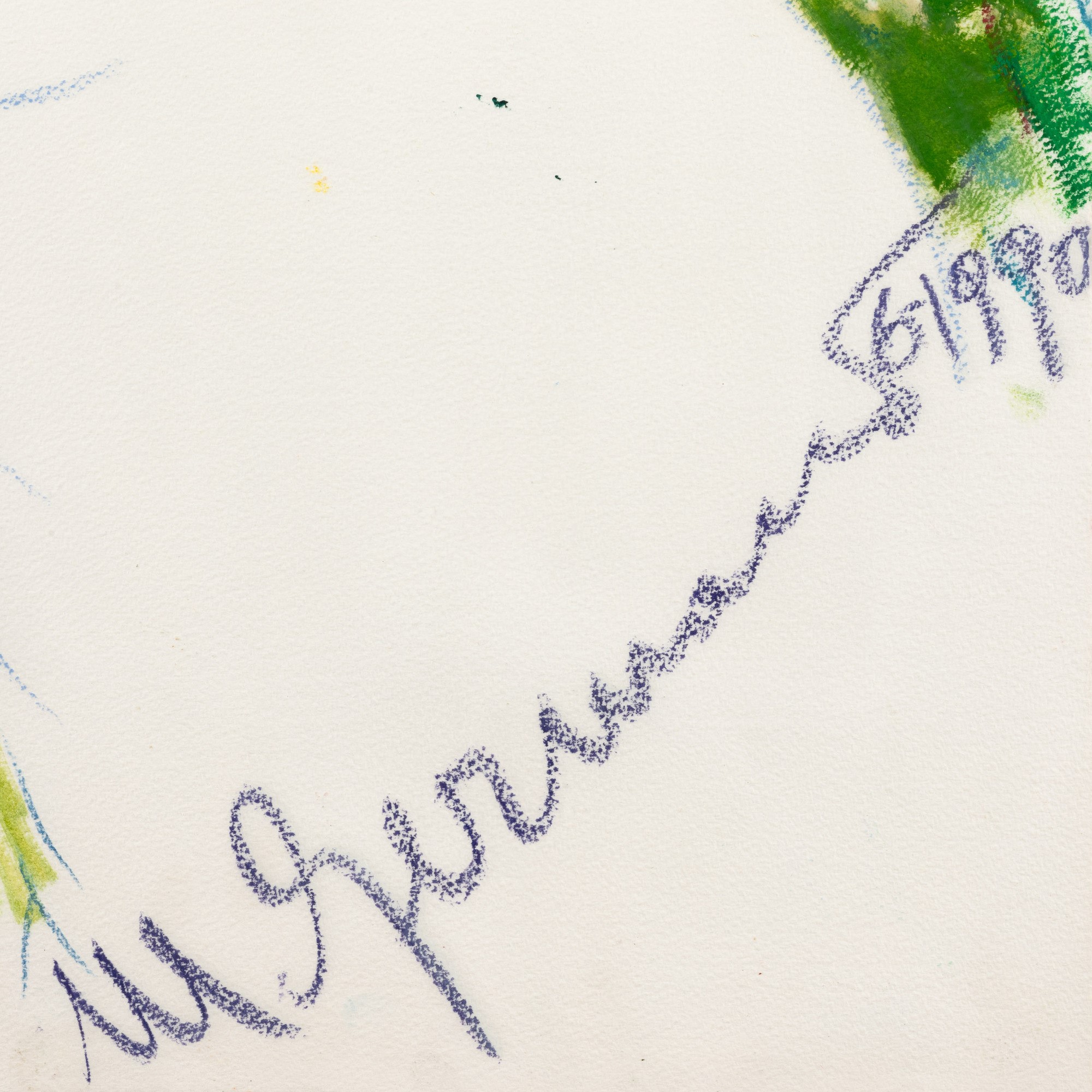 Mimmo Germanà - Senza titolo (1990), tecnica mista su carta