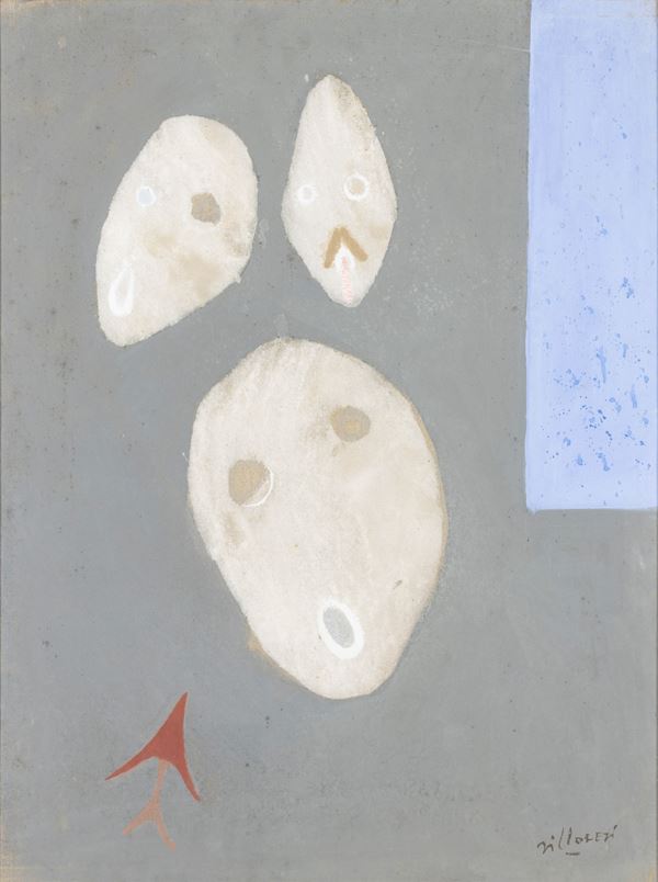 Tre maschere con freccia