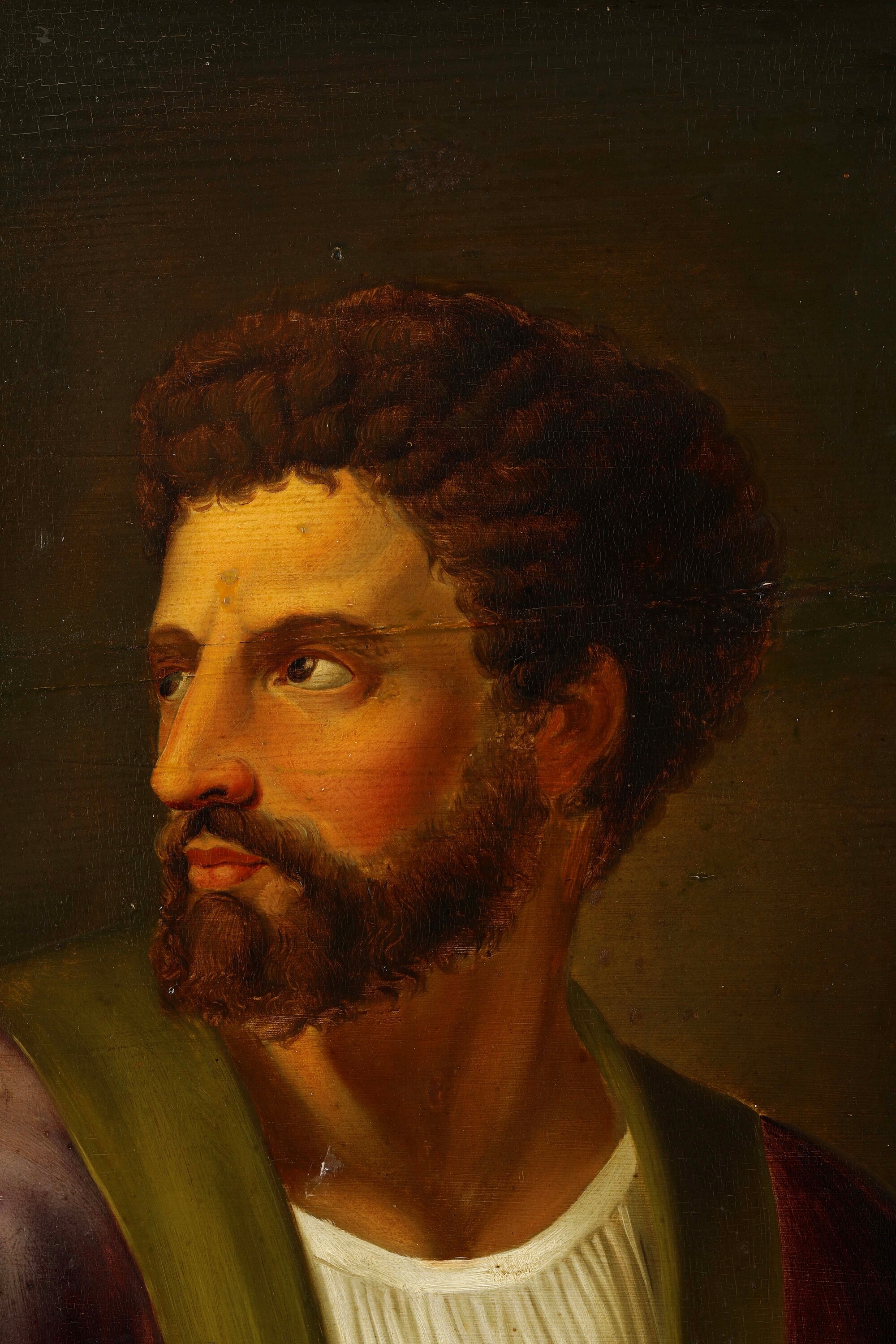 Scuola del XIX Secolo Ritratto Virile